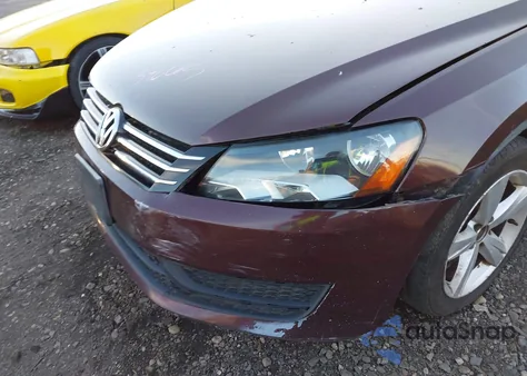 2013 Volkswagen Passat 2.5L Se from USA, damaged, VIN 1VWBP7A35DC054286